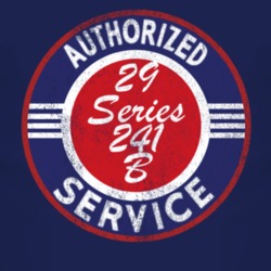 Authorized Service 1929 Cadillac Series 241 B Distressed Look Dark T S