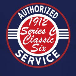 Authorized Service 1912 Chevy Series C Classic Six Dark T Shirt