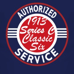 Authorized Service 1913 Chevy Series C Classic Six Dark T Shirt