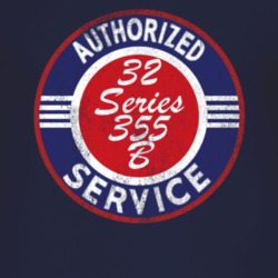 Authorized Service 1932 Cadillac Series 355 B Distressed Look Dark T S