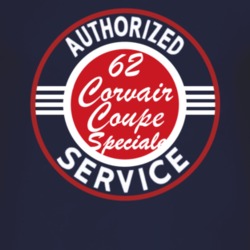 Authorized Service 1962 Chevy Corvair Coupe Speciale Dark T Shirt