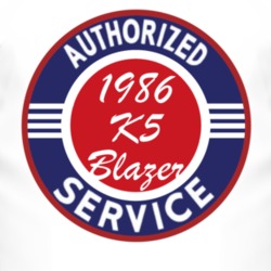 Authorized Service 1986 Chevy K5 Blazer T Shirt
