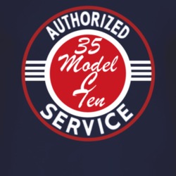 Authorized Service 1935 Model C Ten Dark T Shirt