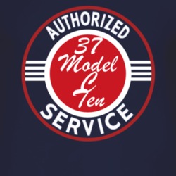Authorized Service 1937 Model C Ten Dark T Shirt