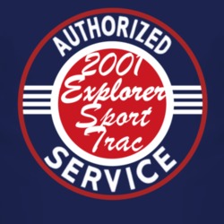 Authorized Service 2001 Explorer Sport Trac Dark T Shirt
