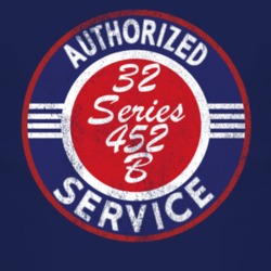 Authorized Service 1932 Cadillac Series 452 B Distressed Look Dark T S