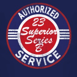 Authorized Service 1923 Chevy Superior Series B Distressed Look Dark T