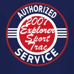 Authorized Service 2007 Explorer Sport Trac Dark T Shirt