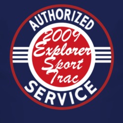 Authorized Service 2009 Explorer Sport Trac Dark T Shirt
