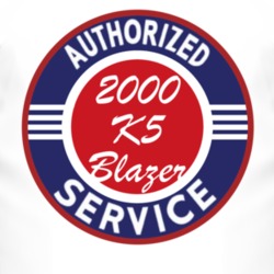 Authorized Service 2000 Chevy K5 Blazer T Shirt