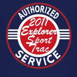 Authorized Service 2011 Explorer Sport Trac Dark T Shirt