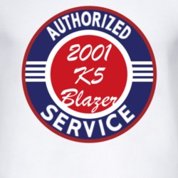 Authorized Service 2001 Chevy K5 Blazer T Shirt