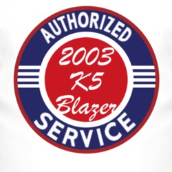 Authorized Service 2003 Chevy K5 Blazer T Shirt