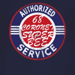 Authorized Service 1968 DODGE CORONET SUPER BEE Distressed Look Dark T