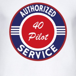 Authorized Service 1940 Bantam Pilot T Shirt