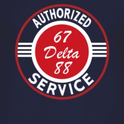 Authorized Service 1967 Oldsmobile Delta 88 Dark T Shirt