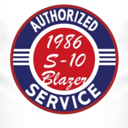 Authorized Service 1986 Chevy S-10 Blazer T Shirt