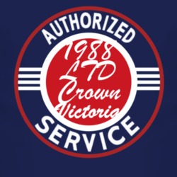 Authorized Service 1988 LTD Crown Victoria Dark T Shirt