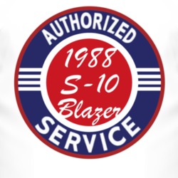 Authorized Service 1988 Chevy S-10 Blazer T Shirt