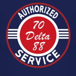 Authorized Service 1970 Oldsmobile Delta 88 Dark T Shirt