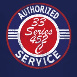 Authorized Service 1933 Cadillac Series 452 C Distressed Look Dark T S