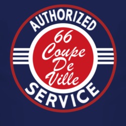 Authorized Service 1966 Cadillac Coupe De Ville Dark T Shirt