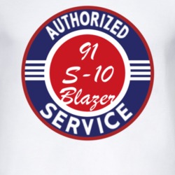 Authorized Service 1991 Chevy S-10 Blazer T Shirt