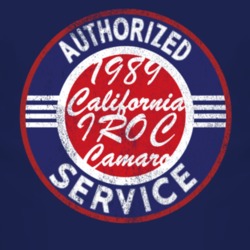 Authorized Service 1989 Chevy California IROC Camaro Distressed Look D