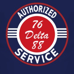 Authorized Service 1976 Oldsmobile Delta 88 Dark T Shirt