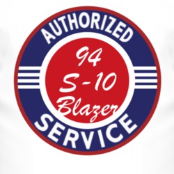 Authorized Service 1994 Chevy S-10 Blazer T Shirt