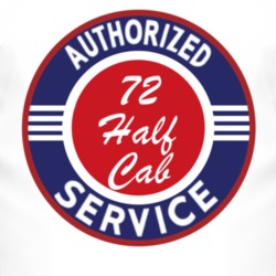 Authorized Service 1972 Commando Half Cab T Shirt