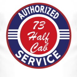 Authorized Service 1973 Commando Half Cab T Shirt