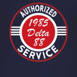 Authorized Service 1985 Oldsmobile Delta 88 Dark T Shirt