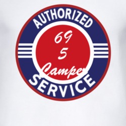 Authorized Service 1969 CJ 5 Camper T Shirt