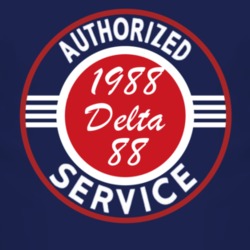 Authorized Service 1988 Oldsmobile Delta 88 Dark T Shirt