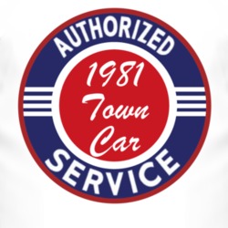 Authorized Service 1981 Lincoln Town Car T Shirt