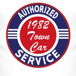 Authorized Service 1982 Lincoln Town Car T Shirt