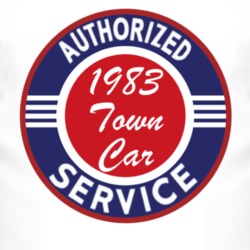 Authorized Service 1983 Lincoln Town Car T Shirt
