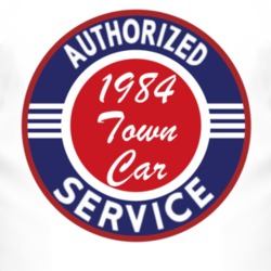 Authorized Service 1984 Lincoln Town Car T Shirt