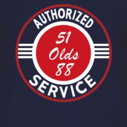 Authorized Service 1951 Oldsmobile Olds 88 Dark T Shirt