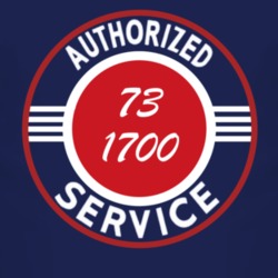 Authorized Service 1973 Chevy 1700 Dark T Shirt