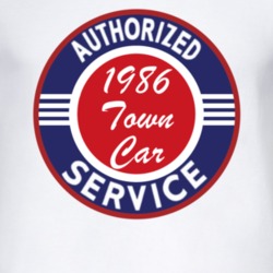 Authorized Service 1986 Lincoln Town Car T Shirt