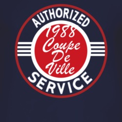 Authorized Service 1988 Cadillac Coupe De Ville Dark T Shirt