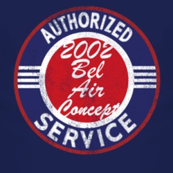 Authorized Service 2002 Chevy Bel Air Concept Distressed Look Dark T S