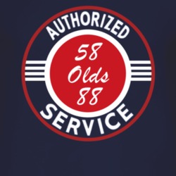 Authorized Service 1958 Oldsmobile Olds 88 Dark T Shirt