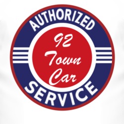Authorized Service 1992 Lincoln Town Car T Shirt