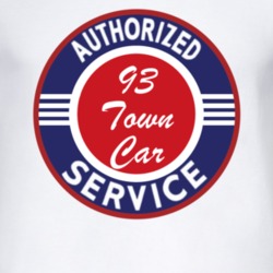 Authorized Service 1993 Lincoln Town Car T Shirt