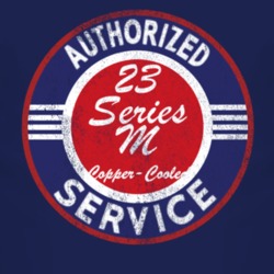 Authorized Service 1923 Chevy Series M Copper-Cooled Distressed Look D