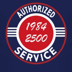 Authorized Service 1984 Chevy 2500 Dark T Shirt