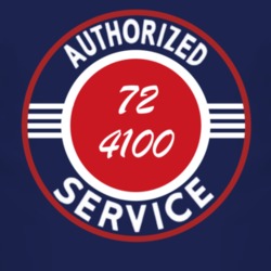 Authorized Service 1972 Chevy 4100 Dark T Shirt
